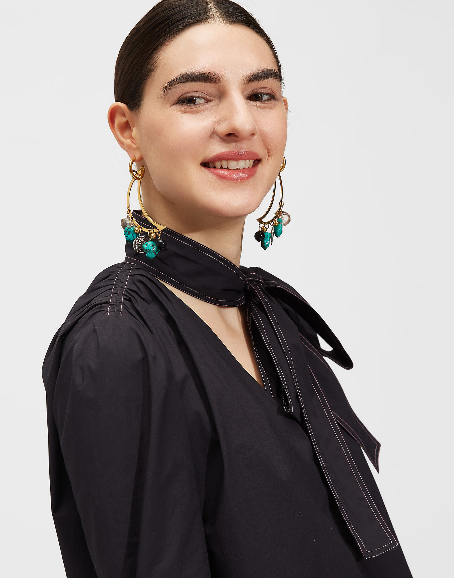 LaDoubleJ Short Good Witch Dress Solid Black DRE0163COT001BLA0001