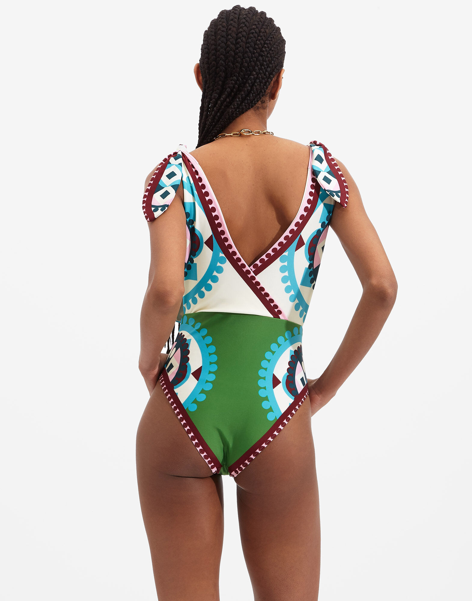 La DoubleJ Hazzard Swimsuit Ruote Plac&eacute;e SWI0039LYC003RUO0007