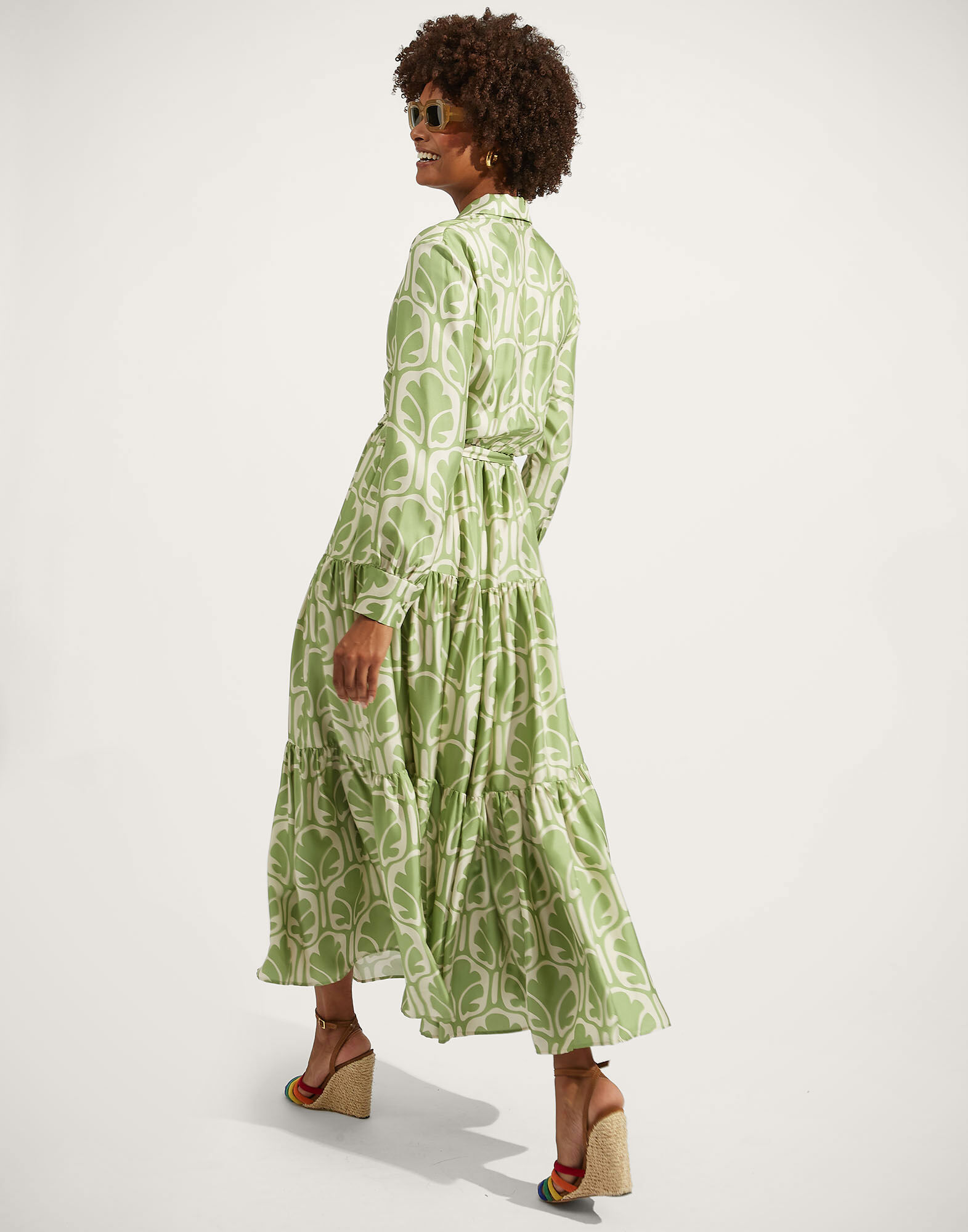 Bellini Dress in Grove for Women | La DoubleJ