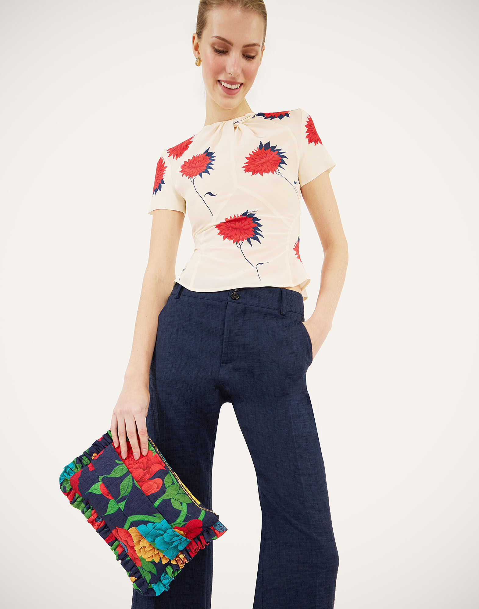 La DoubleJ Chignon Top Derby Ecru TOP0207CRE002DER03BR05