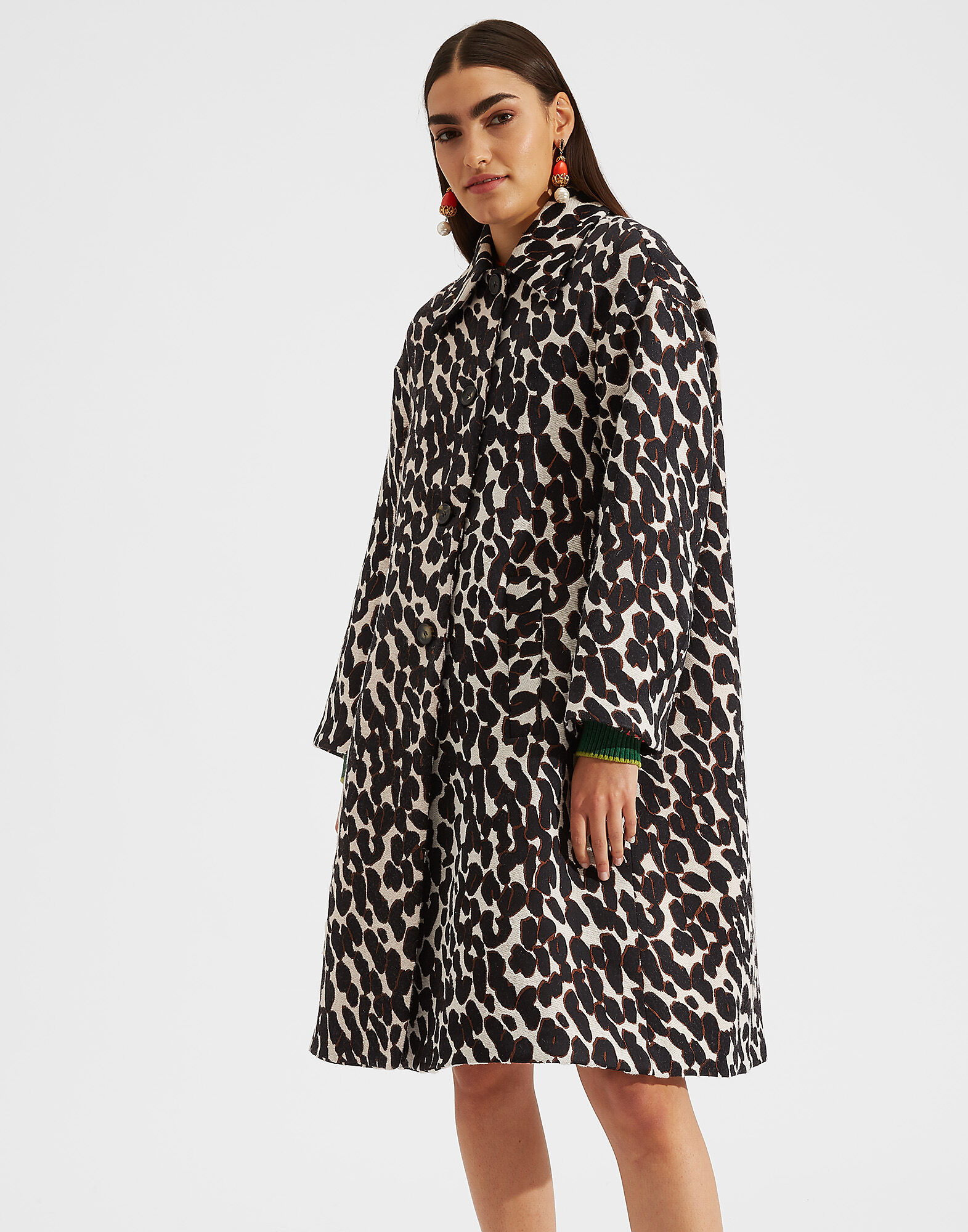 LaDoubleJ Boxy Coat Leopard JAC0014JAC014LEO0001