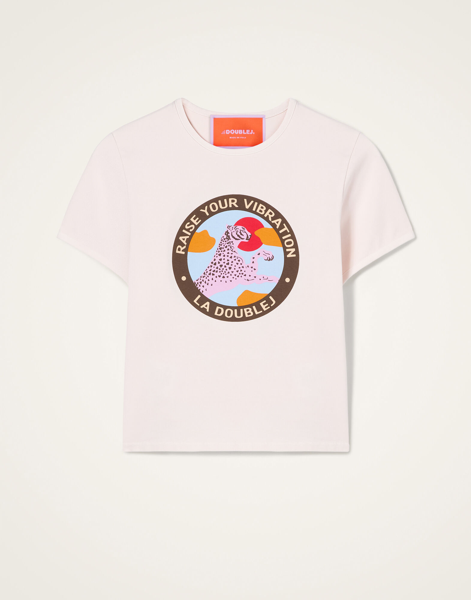 La DoubleJ The Cu-Tee Crop Solid Ecru TSH0068JER076SOP13WH01