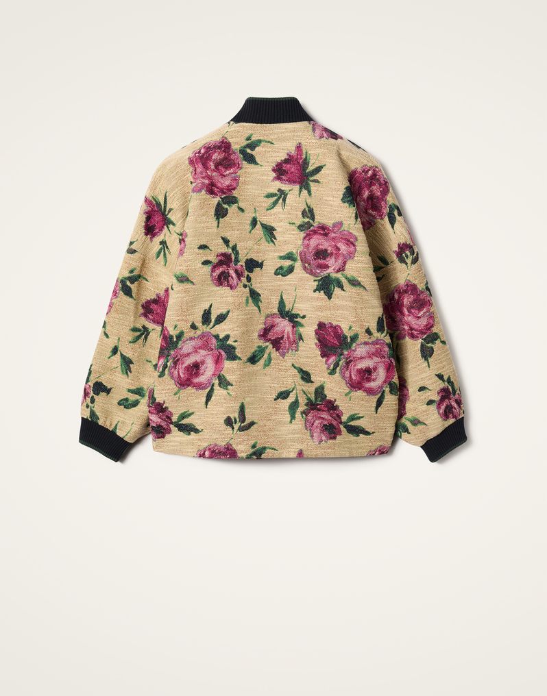 La DoubleJ Brooklyn Bomber La DoubleJ Brooklyn Bomber Roses Light Beige JAC0128COT069ROS06BR01