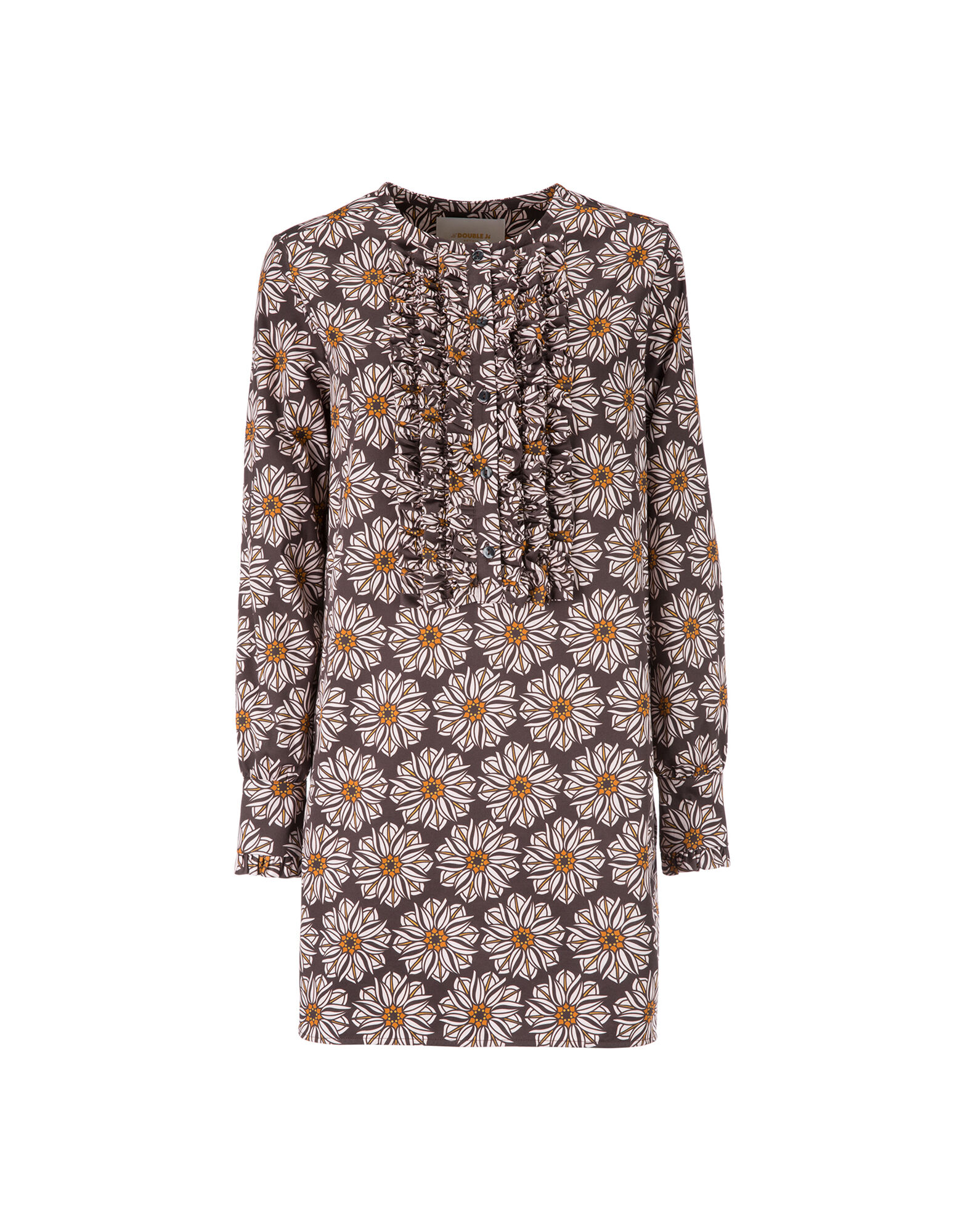 LaDoubleJ Tuxedo Mini Dress Girasoli DRE0012COT002GIR0001