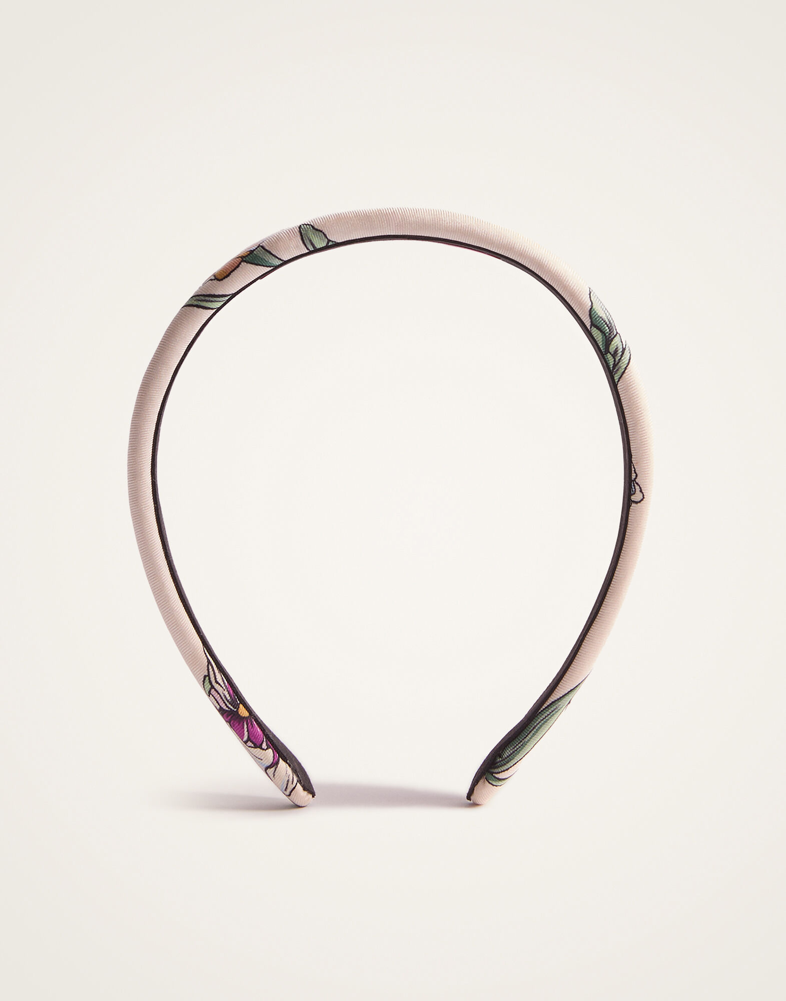 La DoubleJ Flat Headband Mini Iris Ivory HEB0023FOD001IRS03WH04