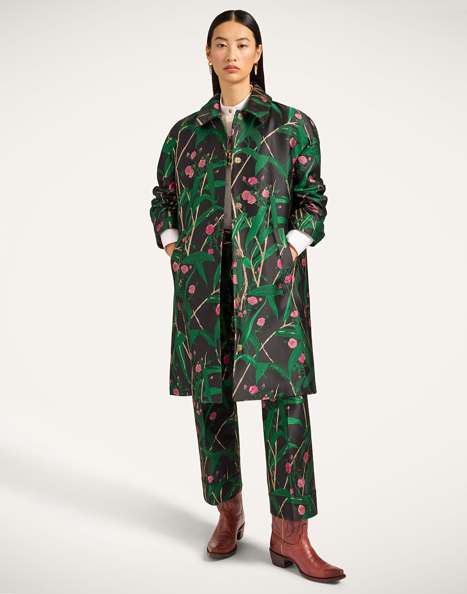 La DoubleJ Boxy Coat Bamboo Black JAC0014JCQ119BMB02BL01