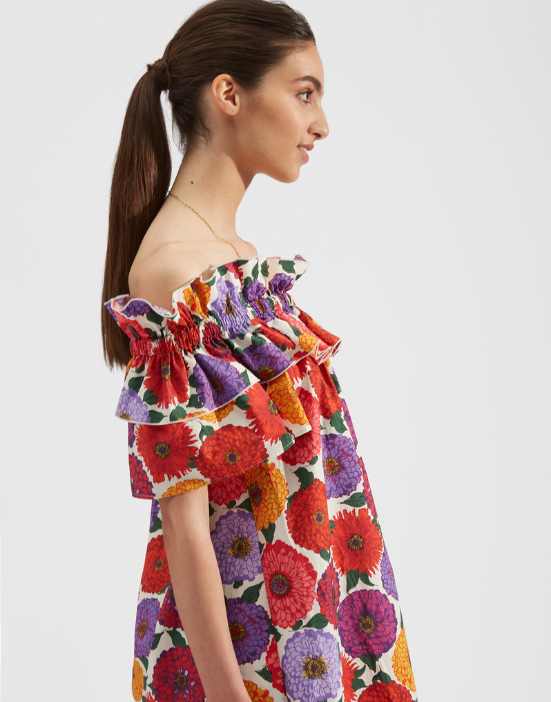La DoubleJ Breakfast Dress La DoubleJ Breakfast Dress Zinnie DRE0331COT001ZIN0001