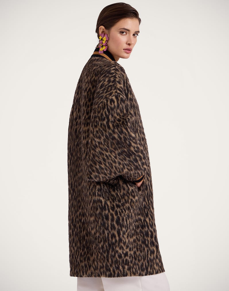 La DoubleJ Brooklyn Coat La DoubleJ Brooklyn Coat Cheetah Coating Light Beige JAC0129WOL020TAH02BR01