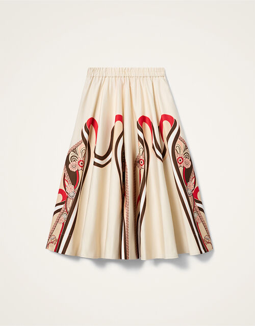 La DoubleJ Ballerina Skirt Ambrosia Plac&eacute;e Red SKI0199COT094AMB03RE01