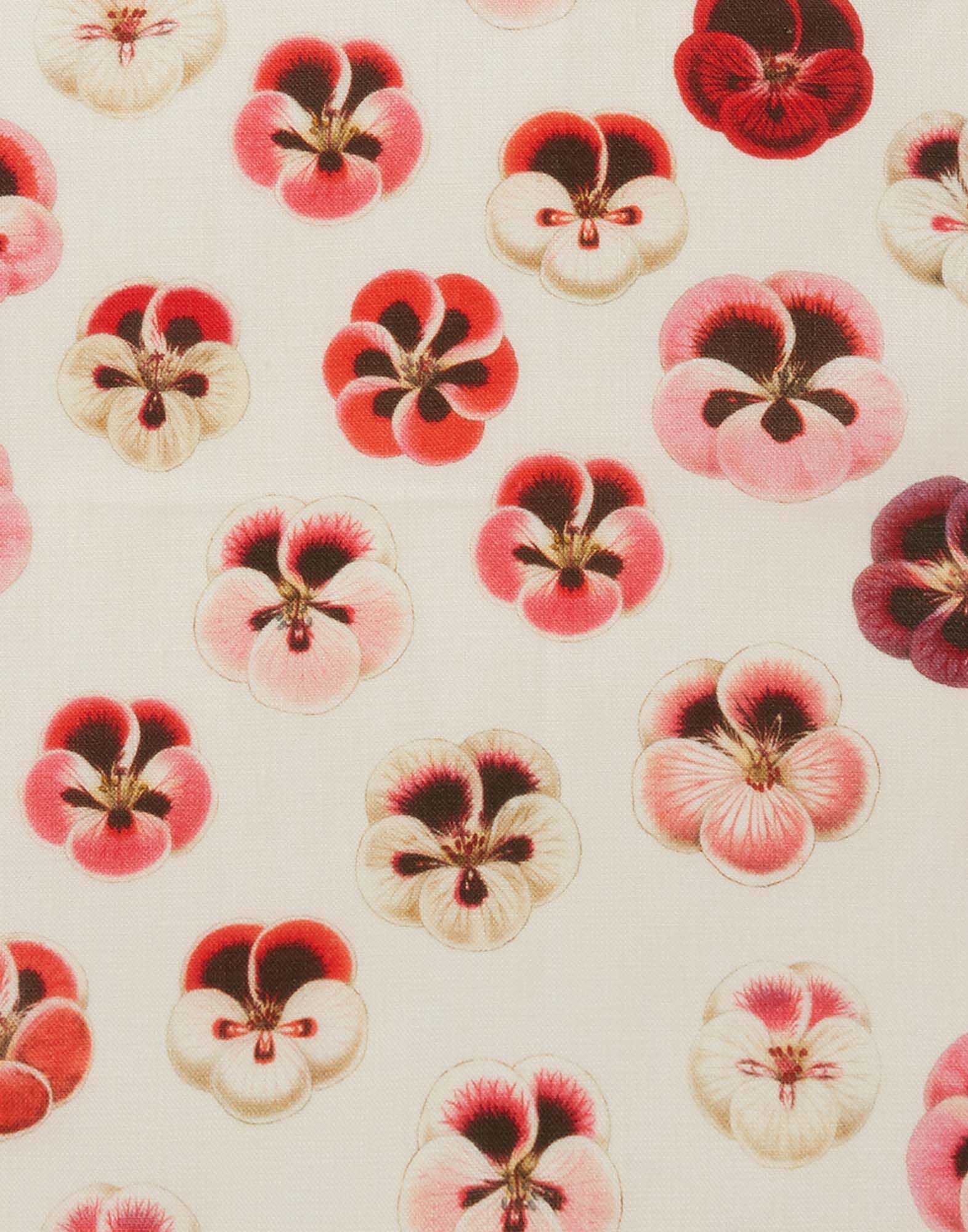 La DoubleJ Large Napkins Set Of 2 Micro Pansy NAP0006LIN001PAN0002