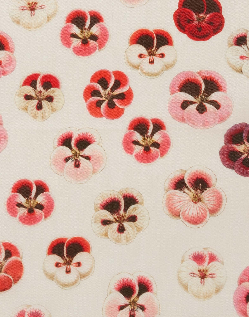 La DoubleJ Large Napkins Set Of 2 La DoubleJ Large Napkins Set Of 2 Micro Pansy NAP0006LIN001PAN0002