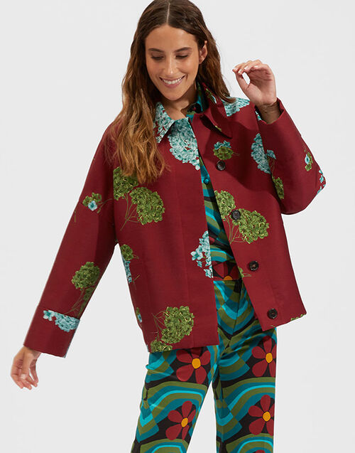 La DoubleJ Motorino Jacket Ortensia Bordeaux JAC0005CAD001ORT0004