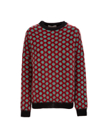 LaDoubleJ Oversize Crew Neck LaDoubleJ Oversize Crew Neck Pomodorini Azzurro PUL0018KNI012POM0004