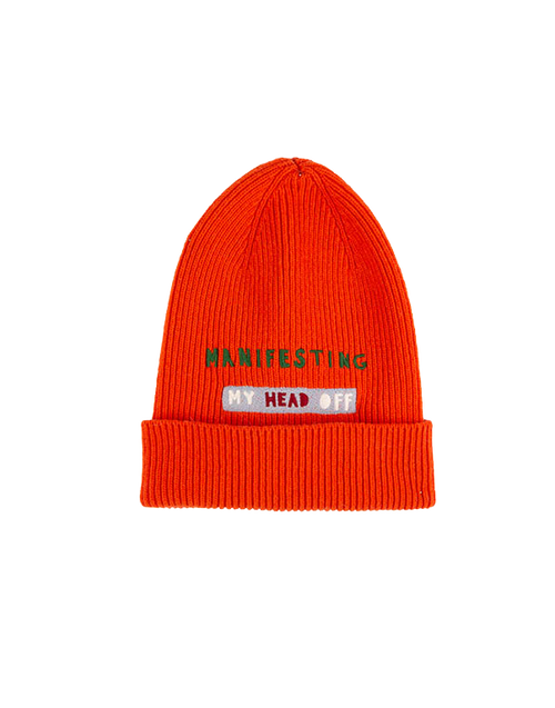 LaDoubleJ Beanie Solid Orange HAT0002KNI029ORA0001