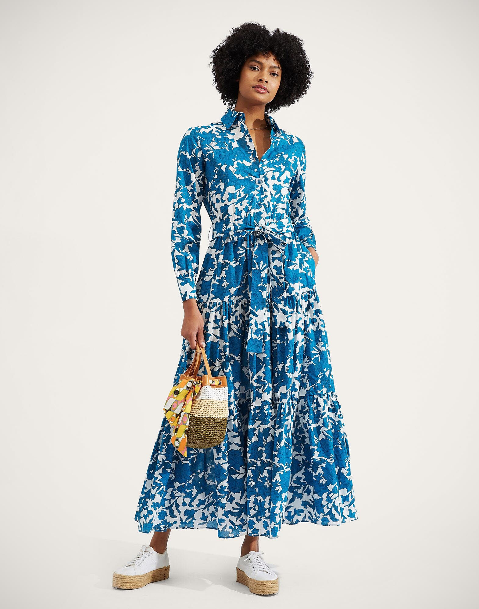 Bellini Dress in Lilium Blu for Women La DoubleJ