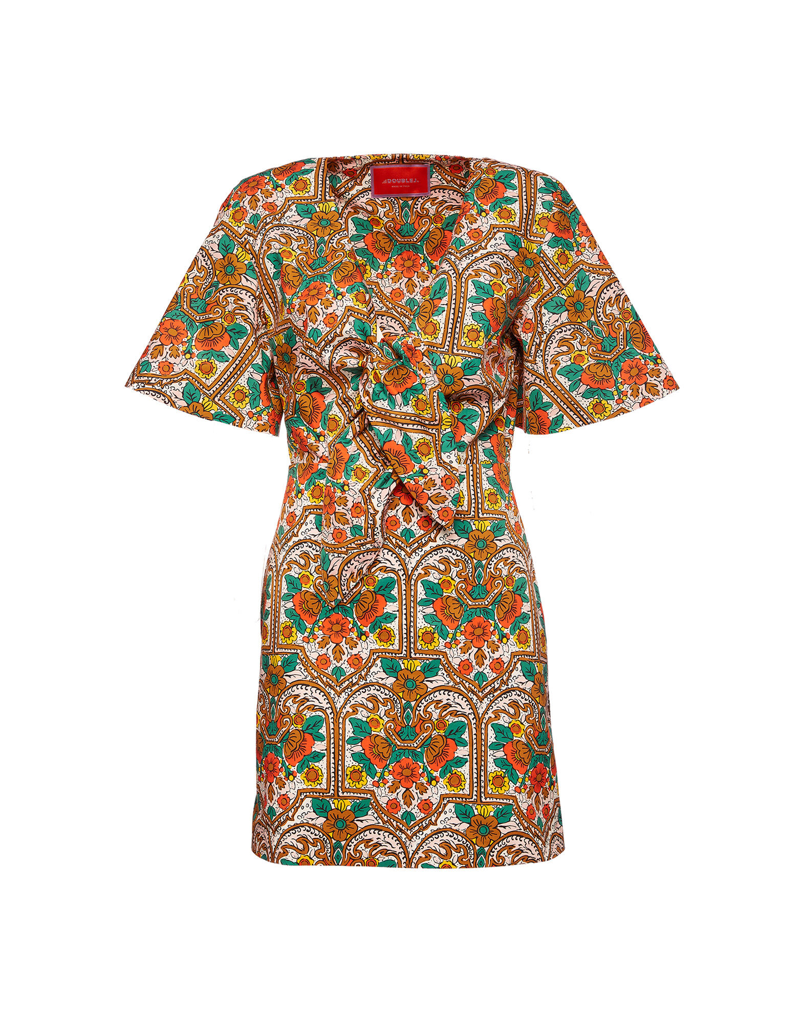 La DoubleJ Peek-A-Boo Mini Dress Corte White DRE0484COT006CRT02OR04