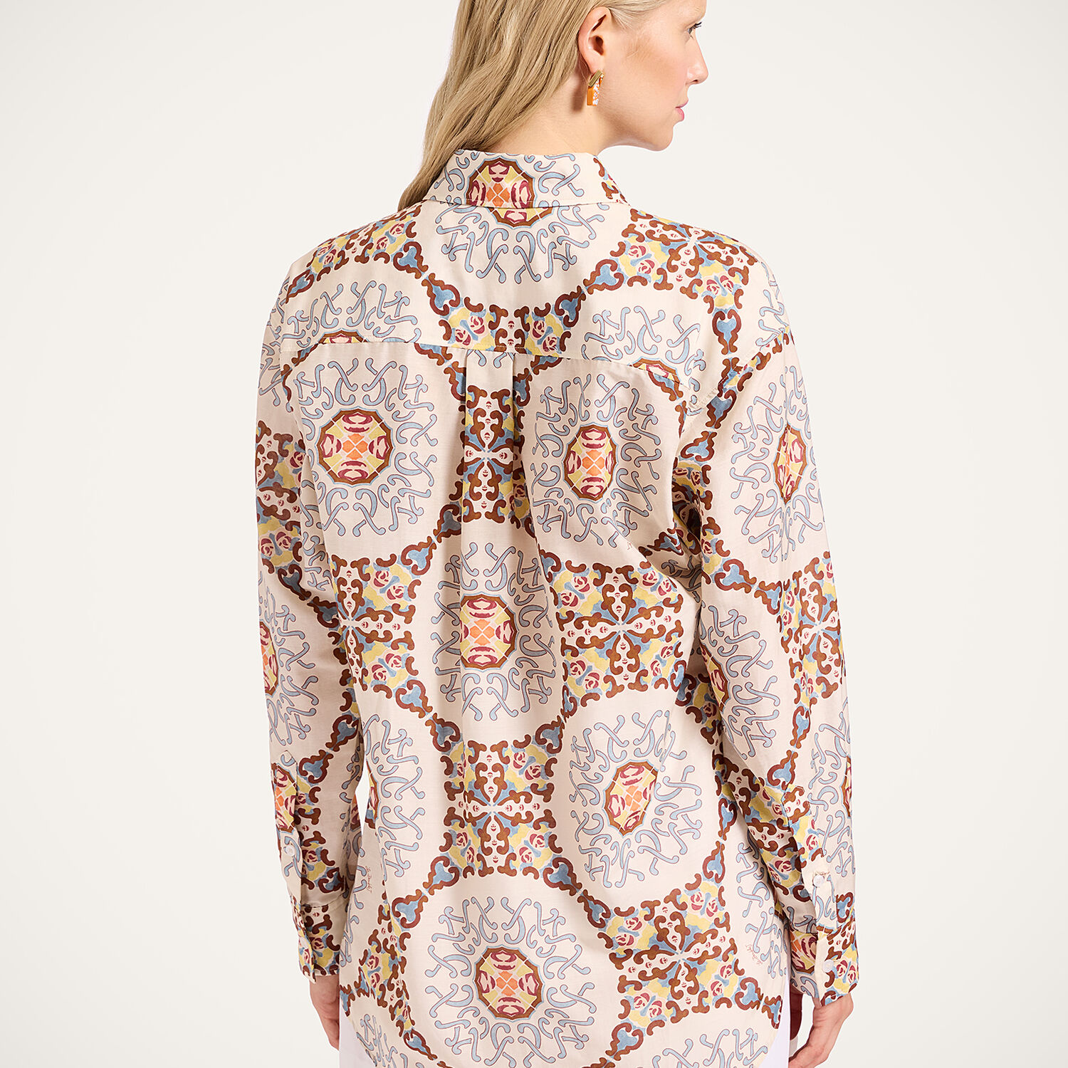  La Doublej Shirts & Tops Women - Better Than Your Boyfriend's Shirt Ballata Ivory L 80% Cotton 20% Silk 
