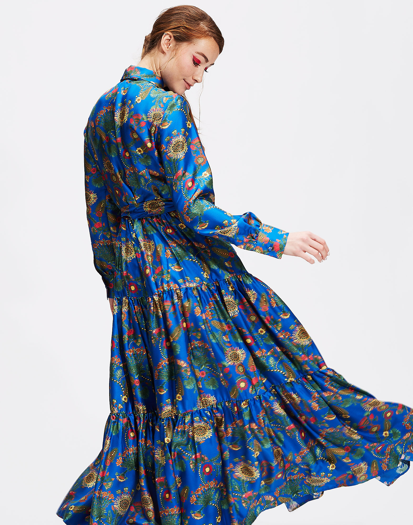 LaDoubleJ Bellini Dress Thistle Blu DRE0016SIL001THI0002