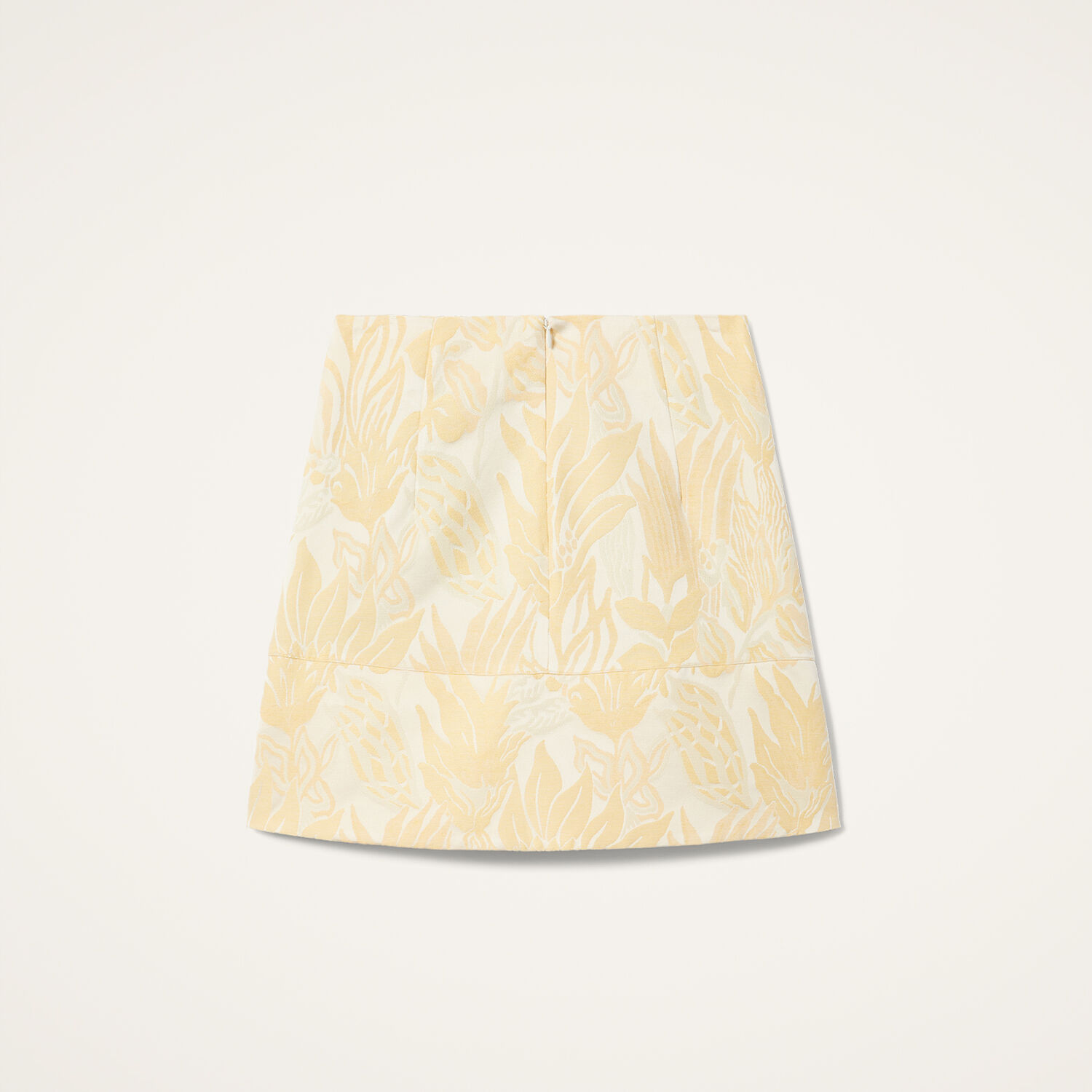 La Doublej Short Skirt In Iris Yellow