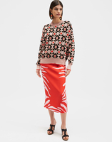 La DoubleJ Crew Boy Sweater La DoubleJ Crew Boy Sweater Rosa Antico Mix PUL0061KNI036VAR0061