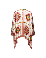 La DoubleJ Foulard Shirt La DoubleJ Foulard Shirt Macro Tiles Placée SHI0059SIL006MAC01WH01