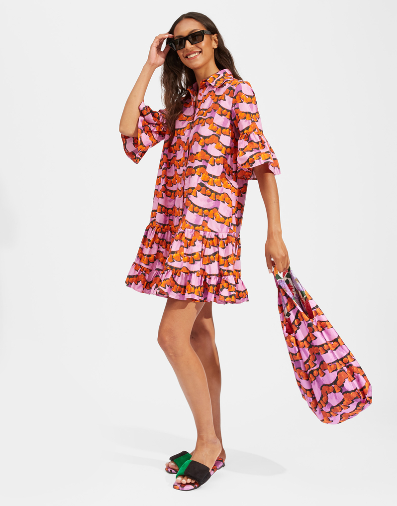 La DoubleJ Choux Dress La DoubleJ Choux Dress Liberace Ciclamino DRE0193COT001LBR0002