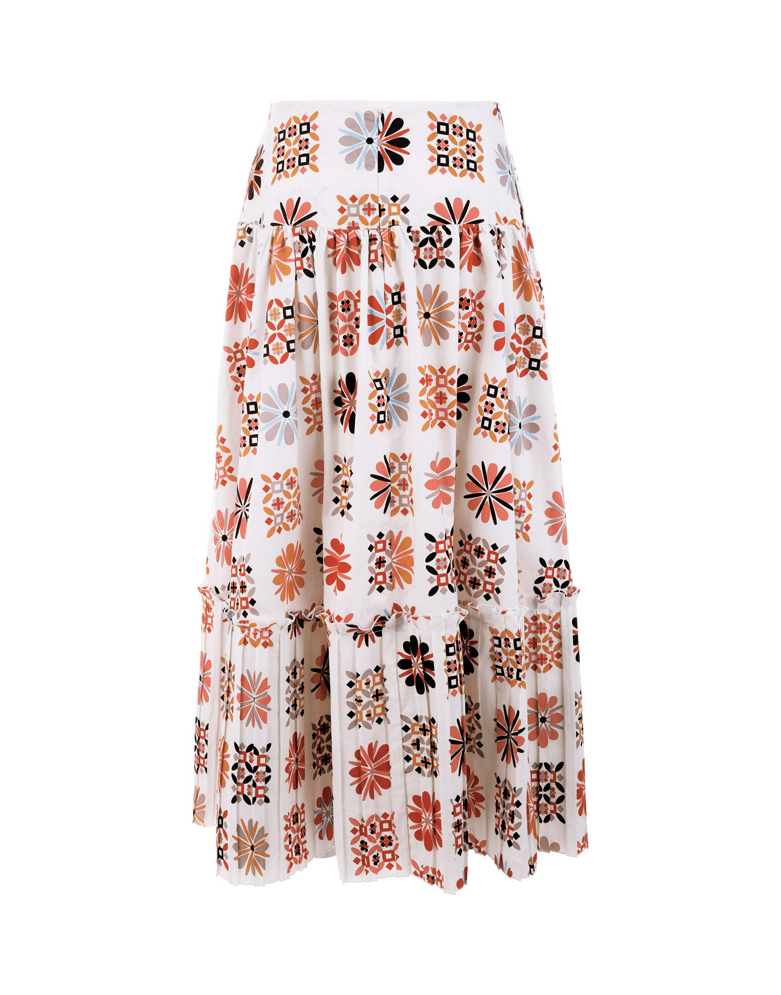 LaDoubleJ Balletto Skirt Vetrata Bianco SKI0050COT001VET0002