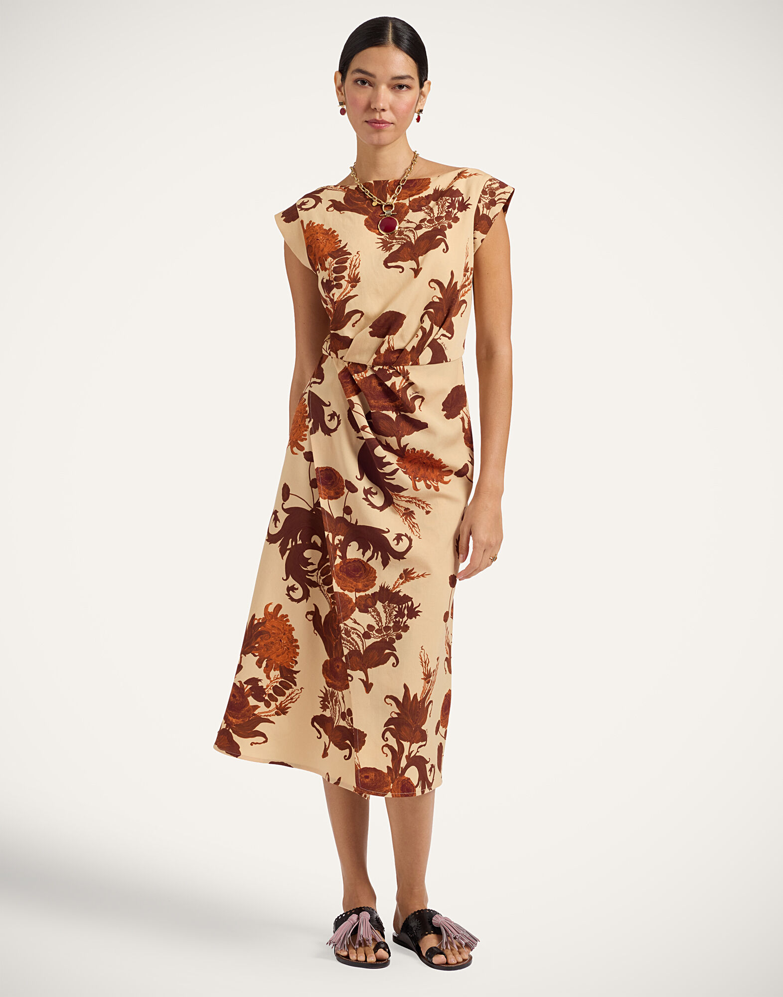 La DoubleJ Day To Dinner Dress Coven Buttercream DRE1118WOL037COV01WH09