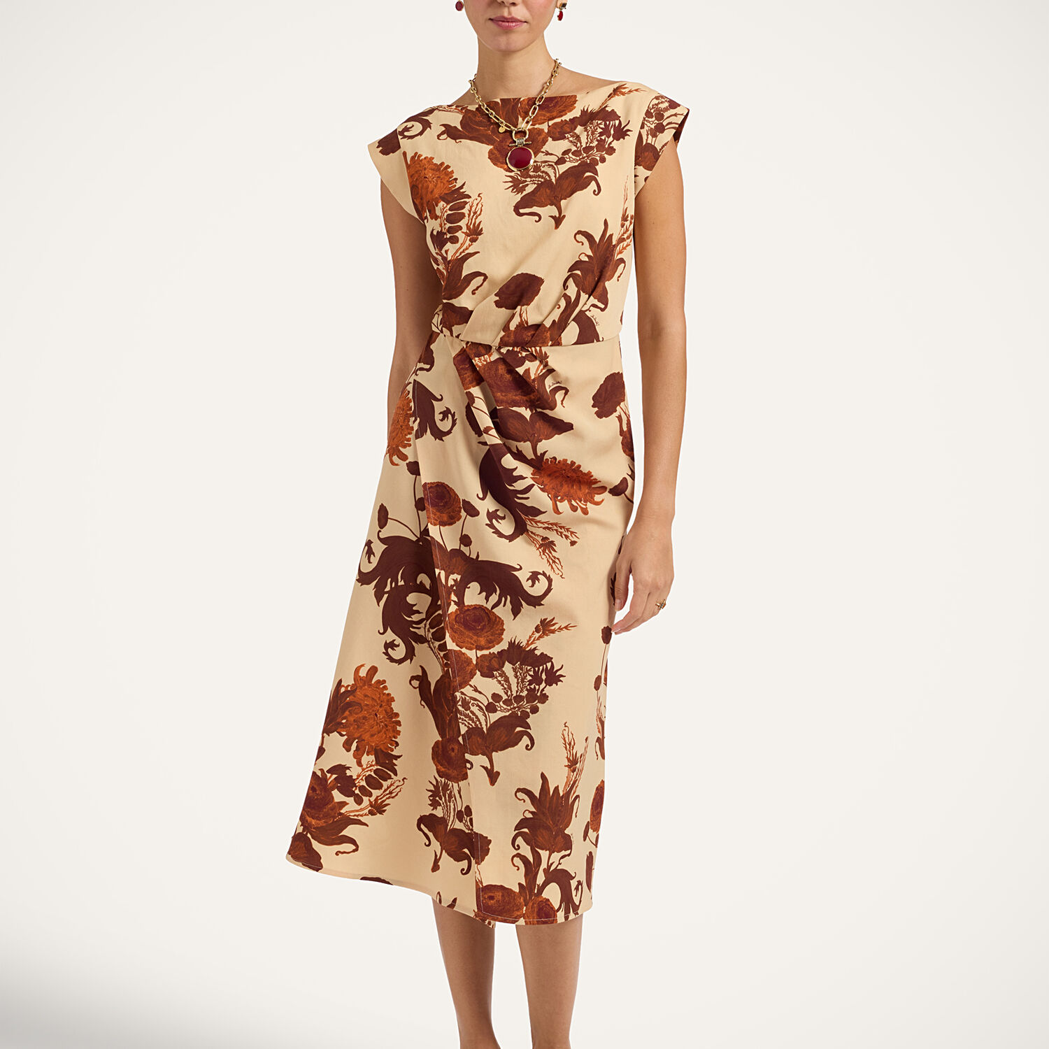 La Doublej Day To Dinner Dress In Coven Buttercream