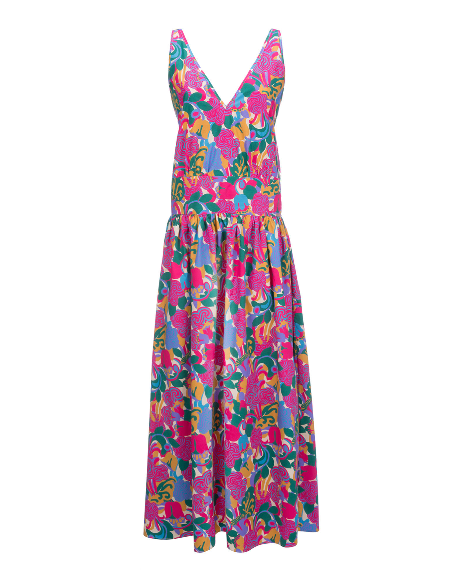 LaDoubleJ Aperitivo Oversized Dress Zoo Rosa DRE0033COT001ZOO0002