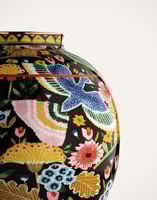 La DoubleJ Bubble Vase La DoubleJ Bubble Vase Colombo Nero VAS0003CER001COL0006