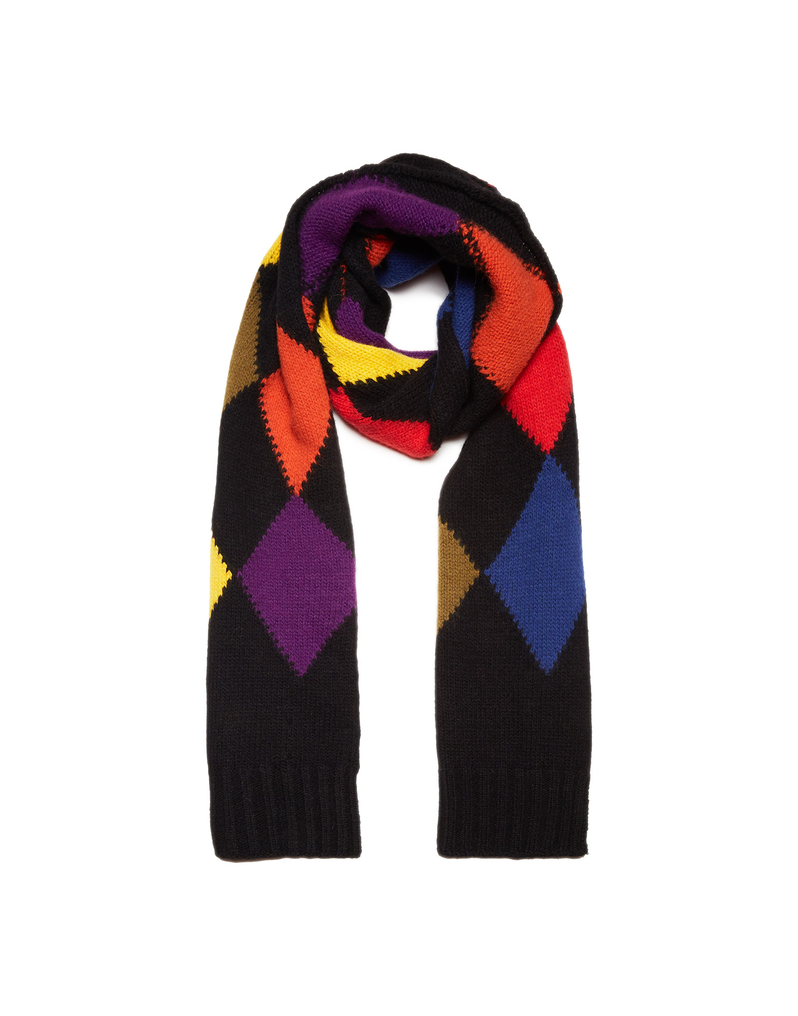 La DoubleJ Argyle Scarf La DoubleJ Argyle Scarf Multicolor SCA0029KNI064VAR0126