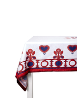 La DoubleJ Large Tablecloth &#40;180x350&#41; Transylvania Mix TBC0003LIN002VBA0010