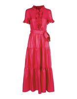 LaDoubleJ Long & Sassy Dress LaDoubleJ Long & Sassy Dress Solid Magenta DRE0017SIL001FUC0001