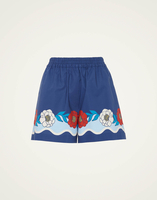 La DoubleJ Pull-Up Shorts La DoubleJ Pull-Up Shorts Whitsun Placée Blue TRO0060COT015FSK03BU03