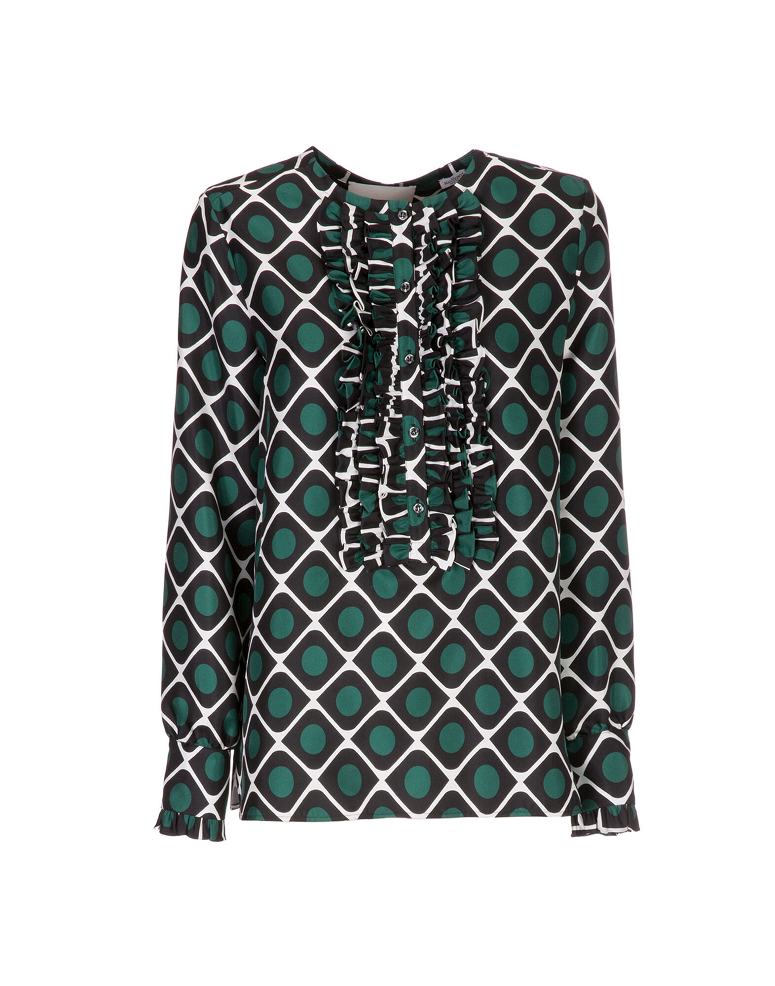 LaDoubleJ Tuxedo Shirt Olive SHI0005SIL001OLI0001