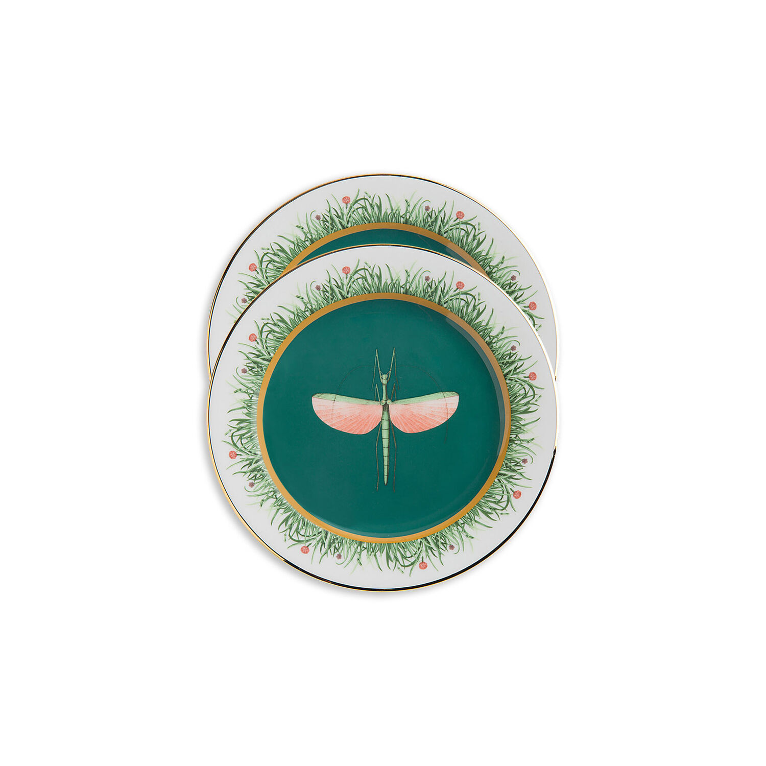 Shop La Doublej Dinner Plates Set Of 2 In Libellula