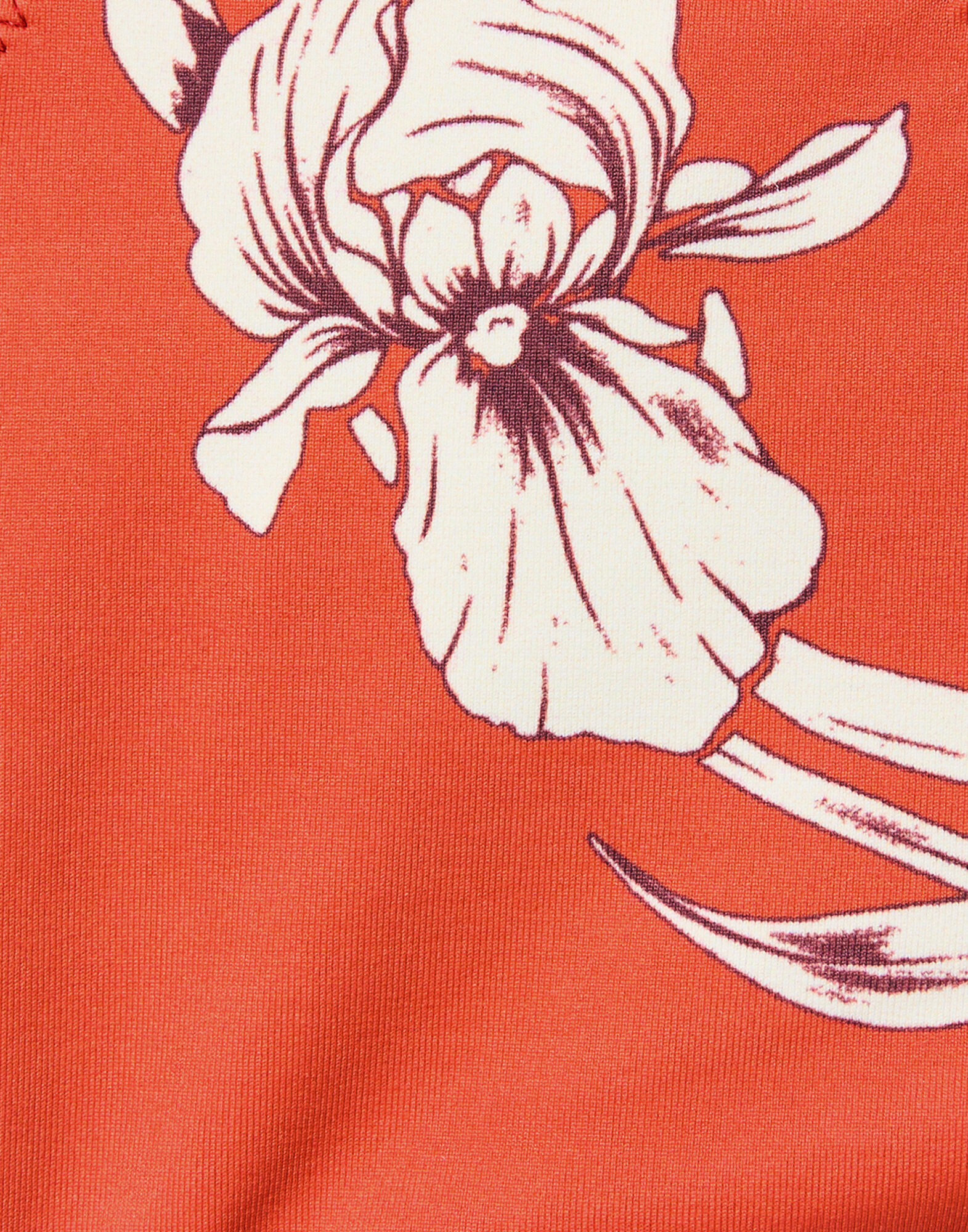 La DoubleJ Sunset Bikini Top Iris Plac&eacute;e Dark Orange SWI0046LYC006IRS07OR03