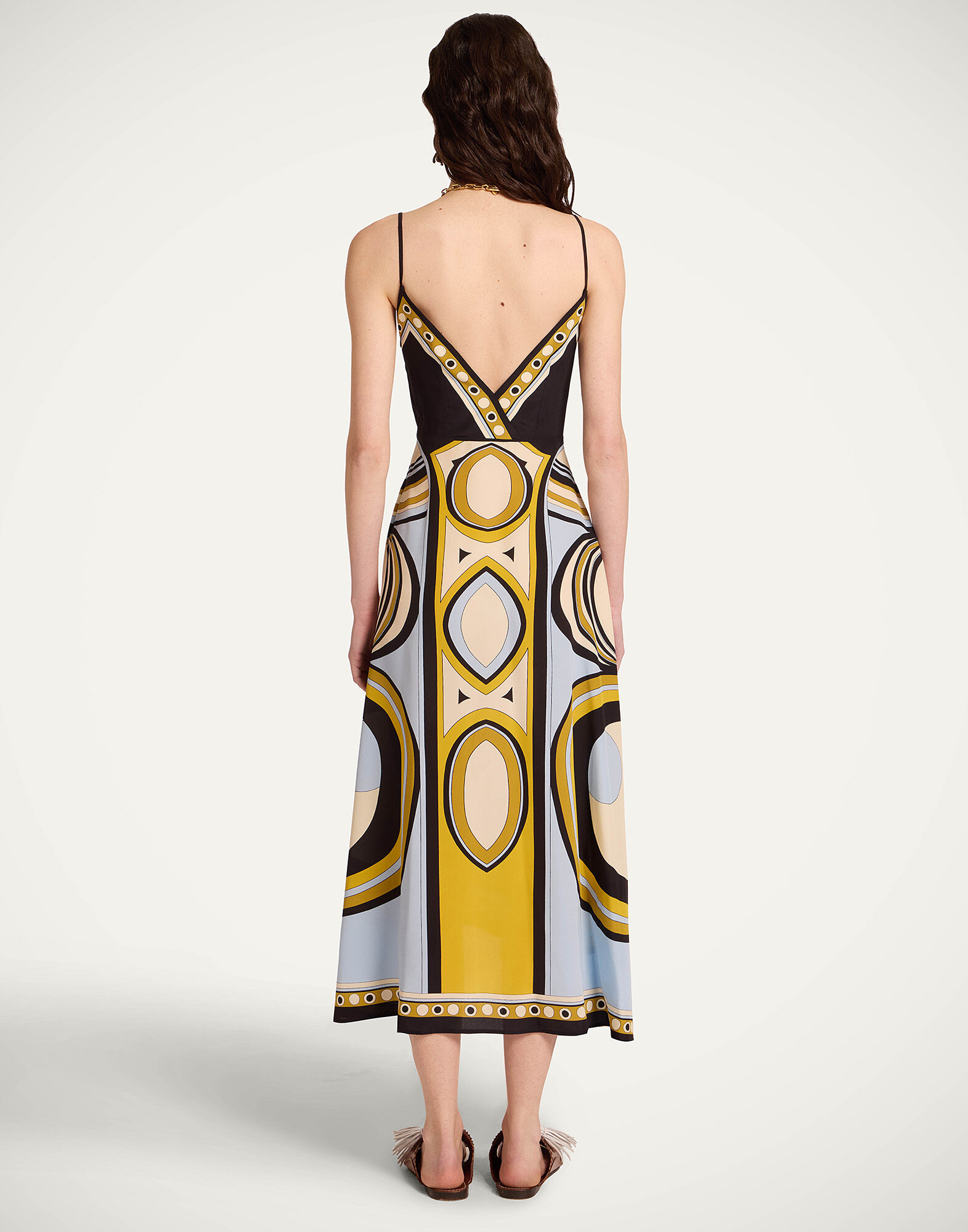 La DoubleJ Turn Around Dress Sanctuary Plac&eacute;e Light Blue DRE0905CRE002SAC02BU01