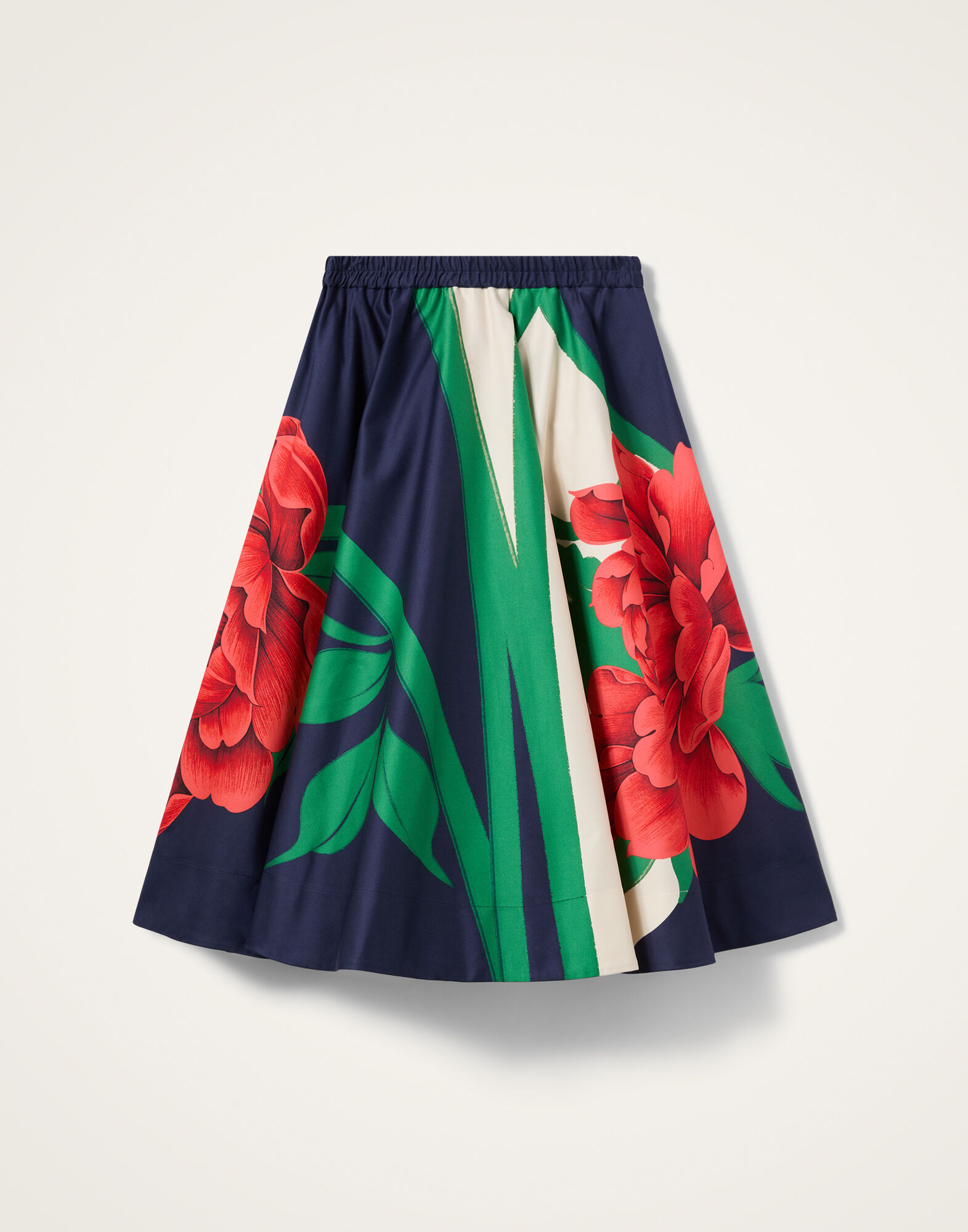 La DoubleJ Ballerina Skirt Queen Peony Plac&eacute;e Blue SKI0199COT094QPE02BU03