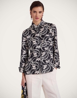 La DoubleJ Boy Shirt La DoubleJ Boy Shirt Aperol Black & White SHI0001SIL001APE01BL03