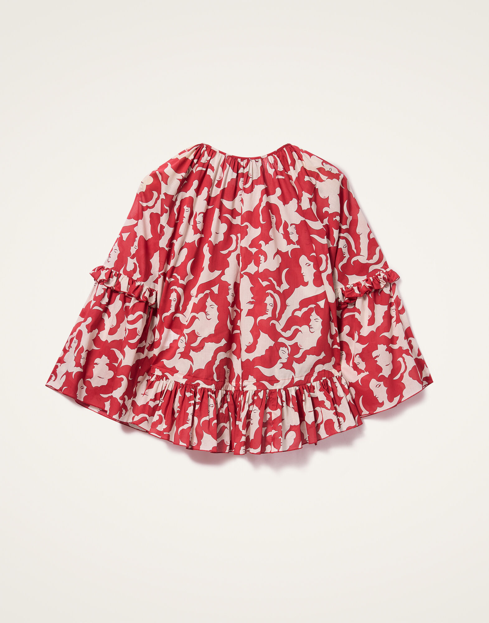 La DoubleJ Boho Blouse Mamma Red TOP0149COT003MAM01RE01