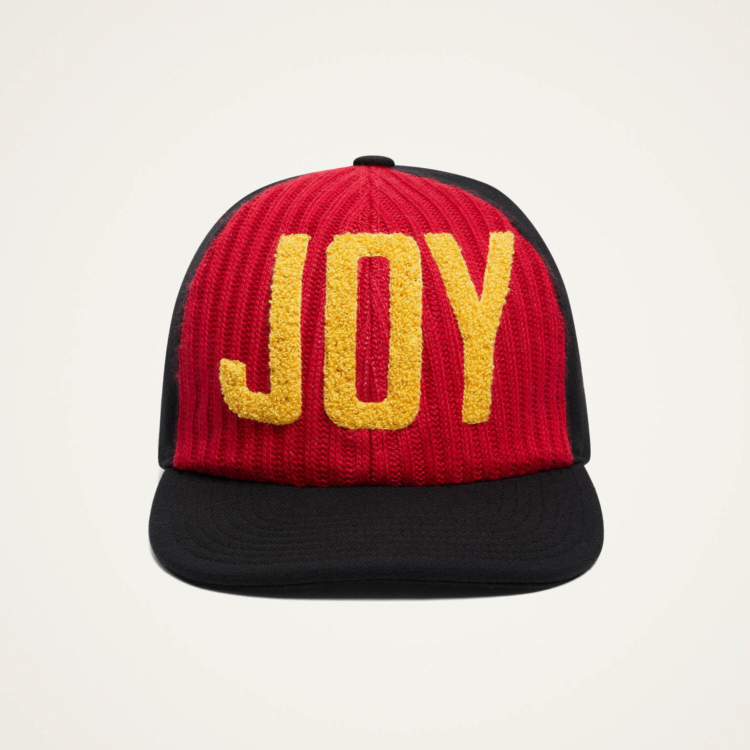  La Doublej Hats Women - Babeball Cap Solid Red One Size 95% Virgin Wool 5% Polyamide 