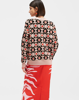 La DoubleJ Crew Boy Sweater La DoubleJ Crew Boy Sweater Rosa Antico Mix PUL0061KNI036VAR0061