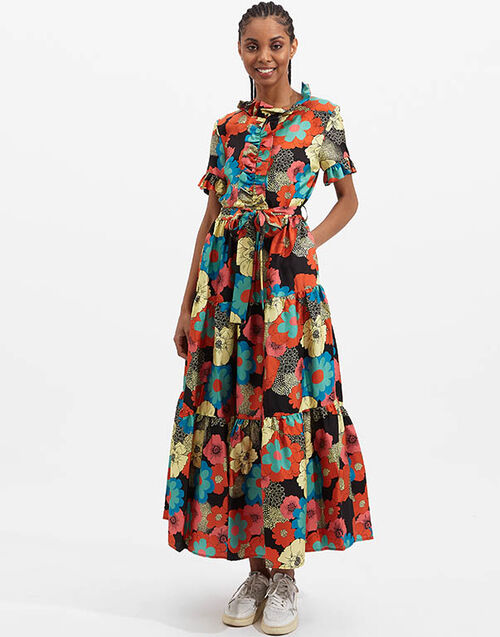 La DoubleJ Long And Sassy Dress Ice Poppy DRE0017SIL001ICP0001