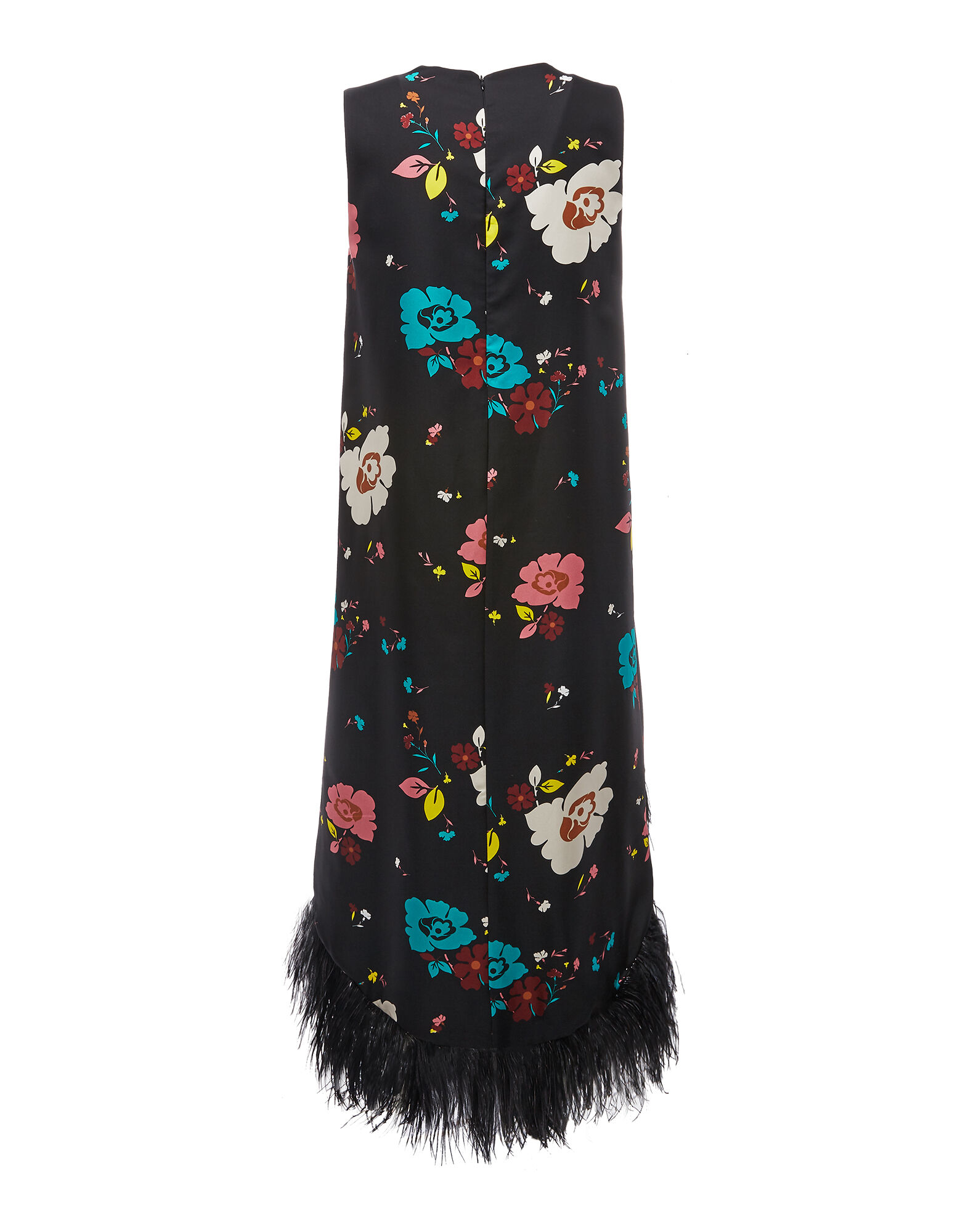 LaDoubleJ La Scala High Dress (With Feathers) Giardino Nero DRE0211FAI001GIA0002