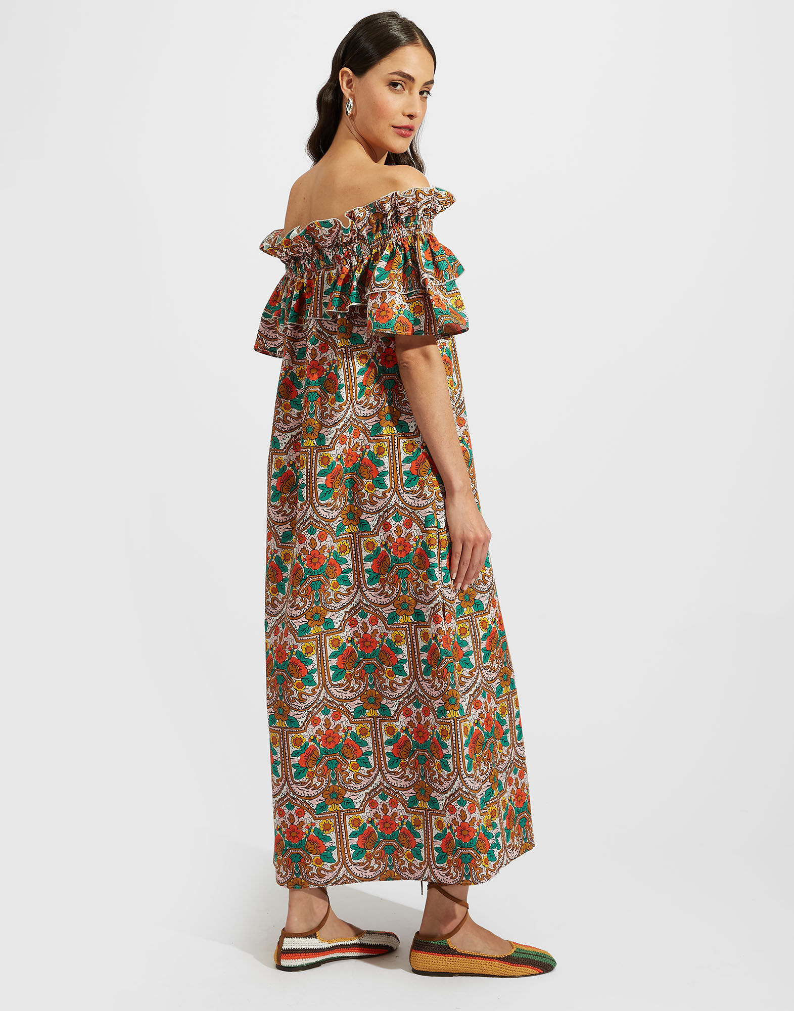 La DoubleJ Breakfast Dress Corte White DRE0331COT039CRT02OR04