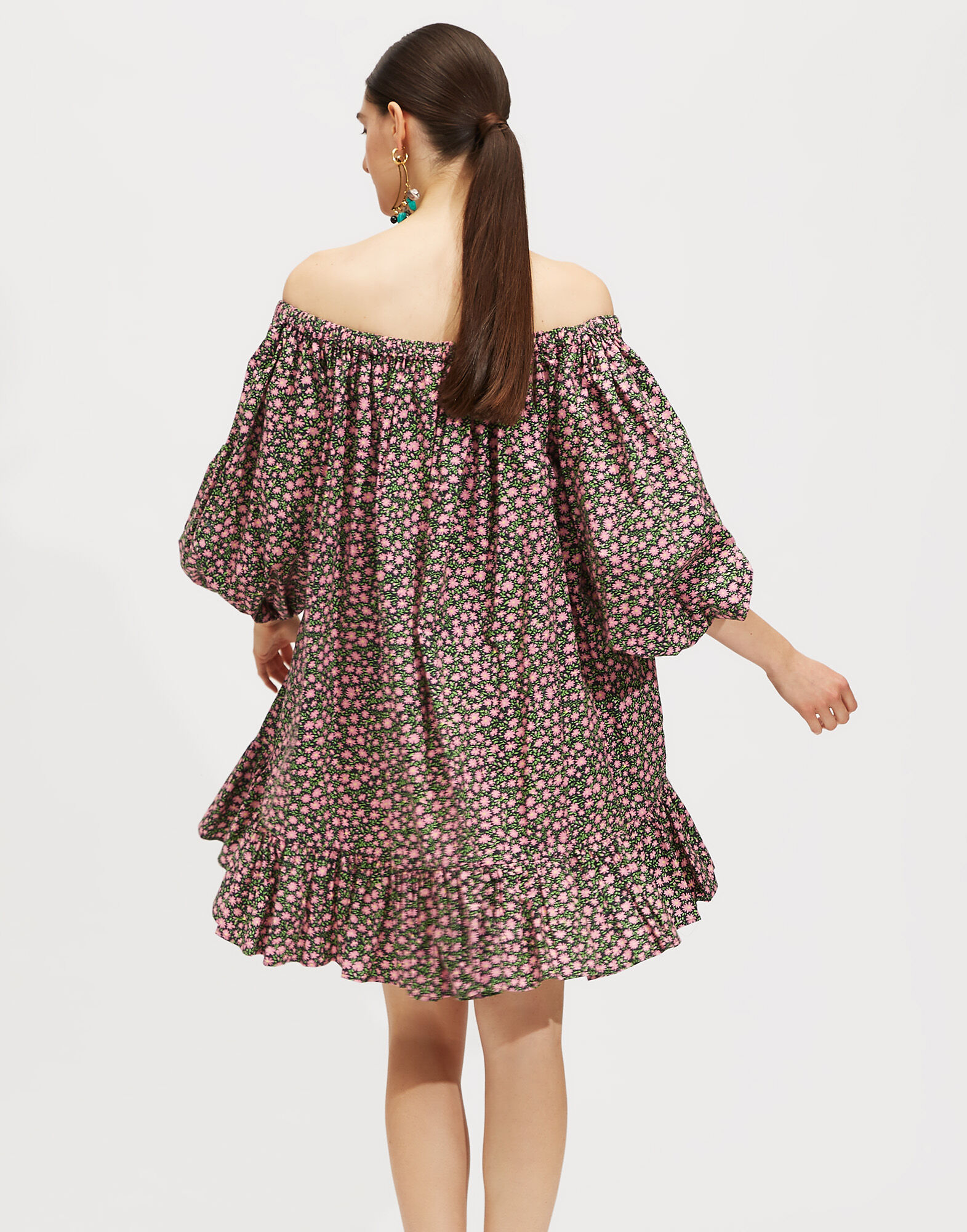 LaDoubleJ Short Paloma Dress Daisy DRE0162COT001DAI0001