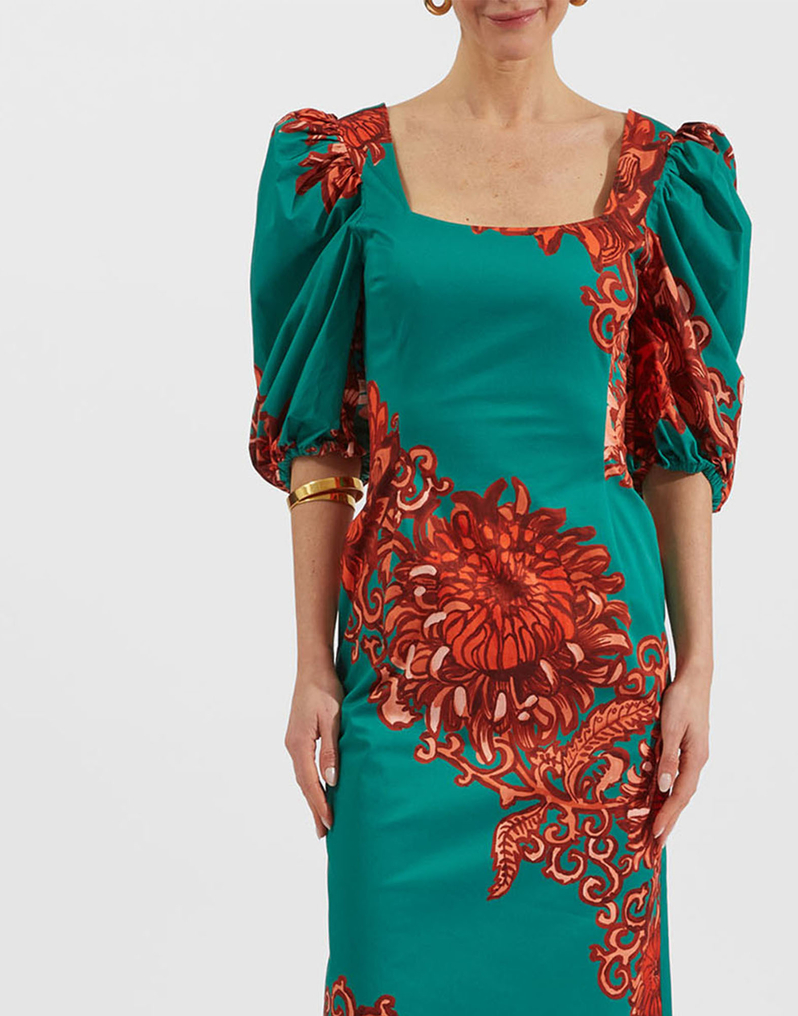 La DoubleJ Sizzler Dress La DoubleJ Sizzler Dress Anemone Ghirlanda DRE0481COT006ANE03GR02