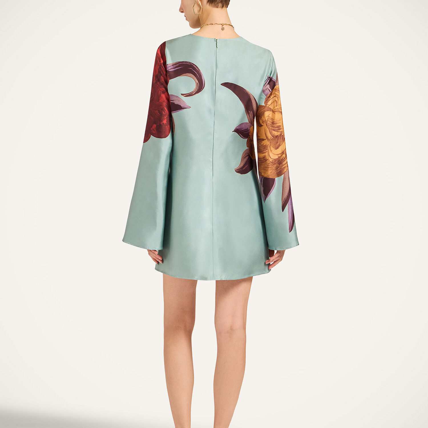 La Doublej Mini Supremes Swing Dress In Green